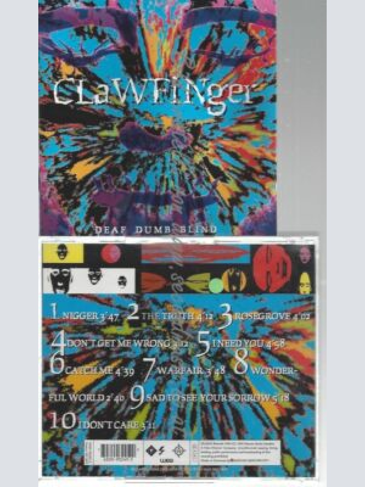 CD--CLAWFINGER--    DEAF DUMB BLIND
