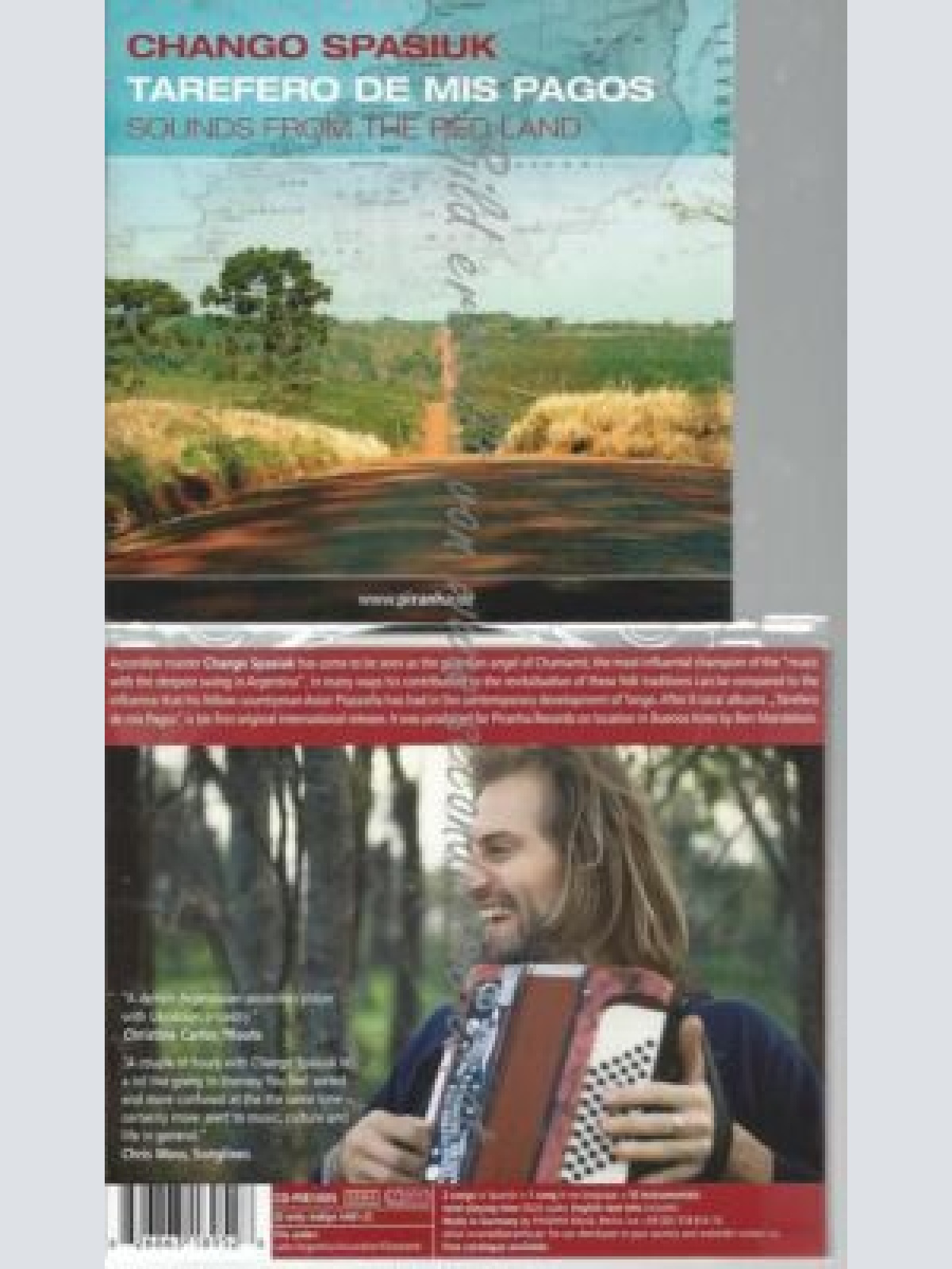 CD--CHANGO SPASIUK | --TAREFERO DE MIS PAGOS - SOUNDS FROM THE RED LAND