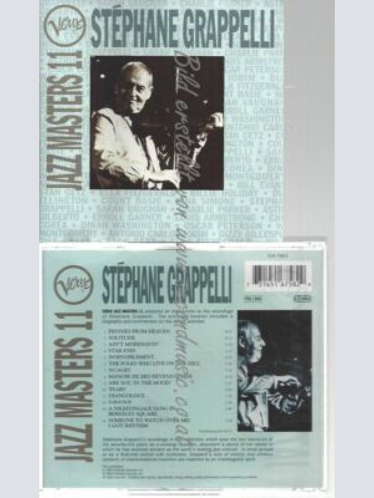 CD-- Stéphane Grappelli  Verve Jazz Masters 11