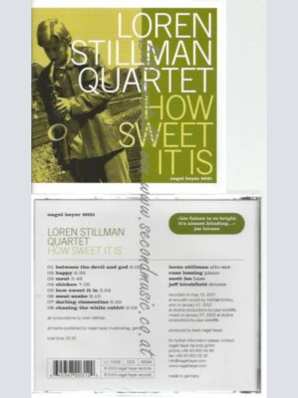 CD-- How Sweet It Is//  Loren Stillman