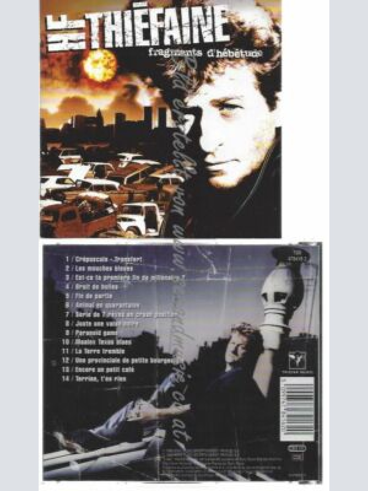 CD--HUBERT FÉLIX THIÉFAINE--    FRAGMENTS D'HÉBÉTUDE