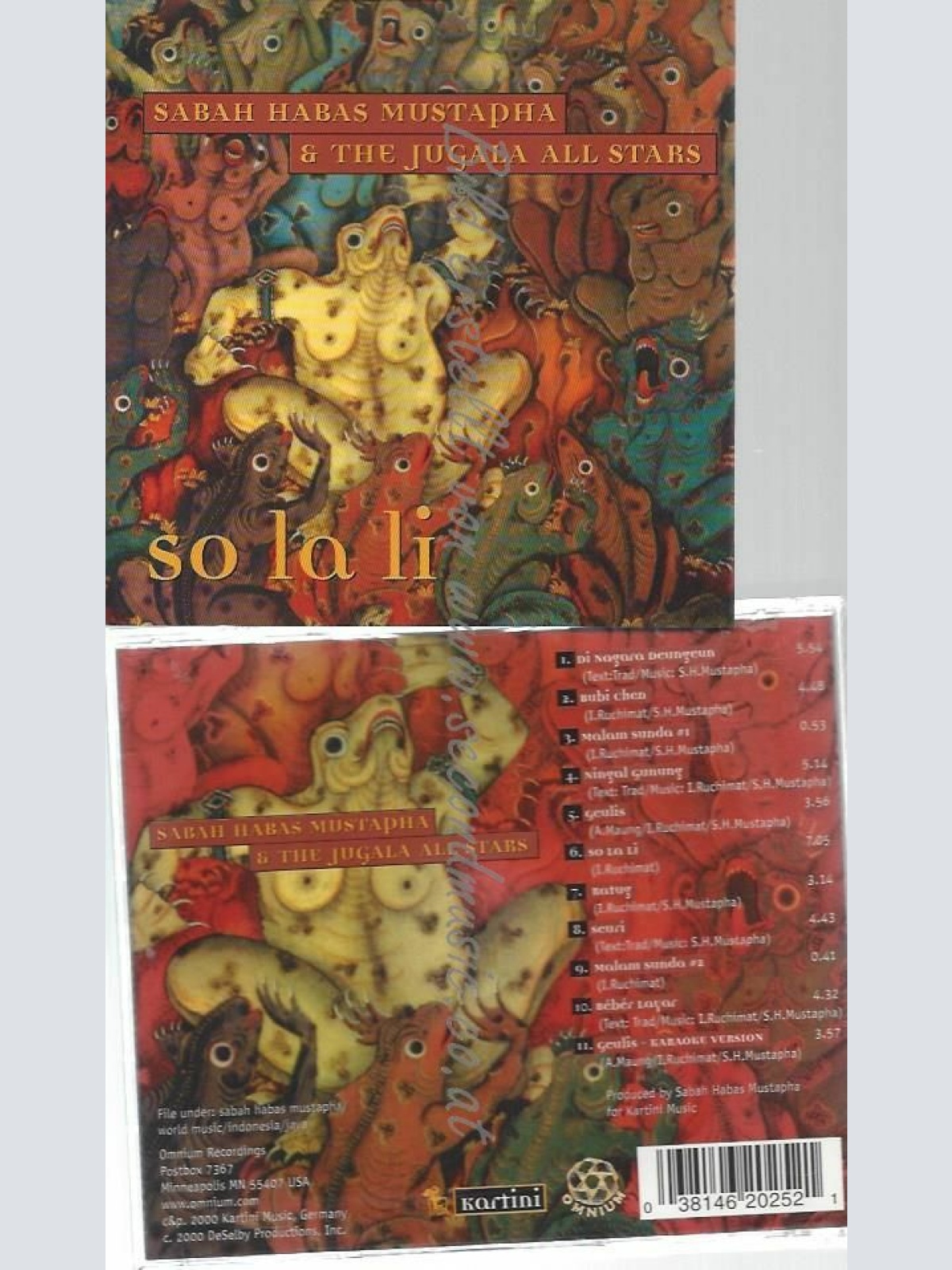 CD--SABAH HABAS MUSTAPHA UND COLIN BASS | --SO LA LI