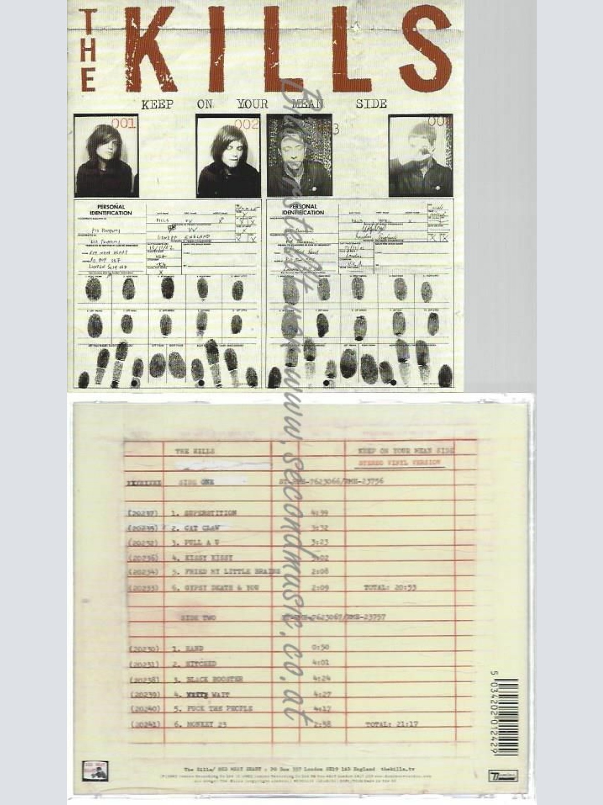 CD--THE KILLS | --KEEP ON YOUR MEAN SIDE