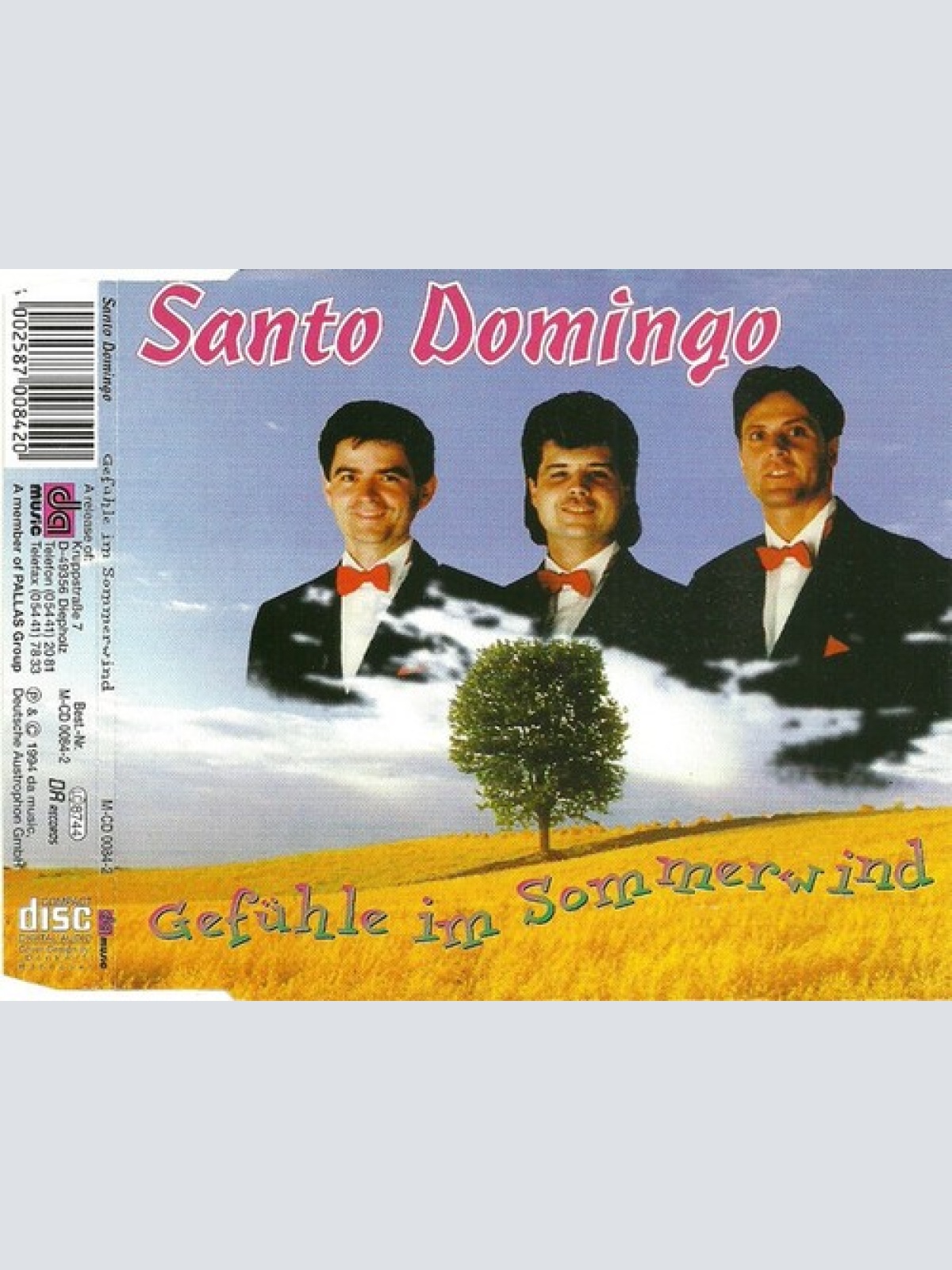 CD, Maxi Santo Domingo - Gefühle Im Sommerwind