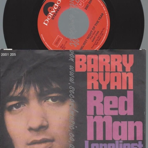 7"   Barry Ryan – Red Man