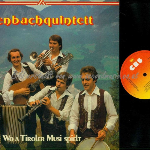 LP--Jenbachquintett – Wo A Tiroler Musi Spielt /  NM