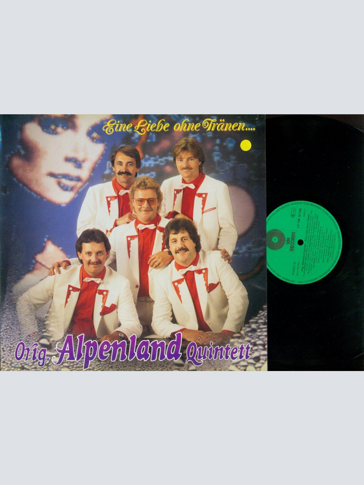 LP-- Orig. Alpenland Quintett – Eine Liebe Ohne Tränen   //NM