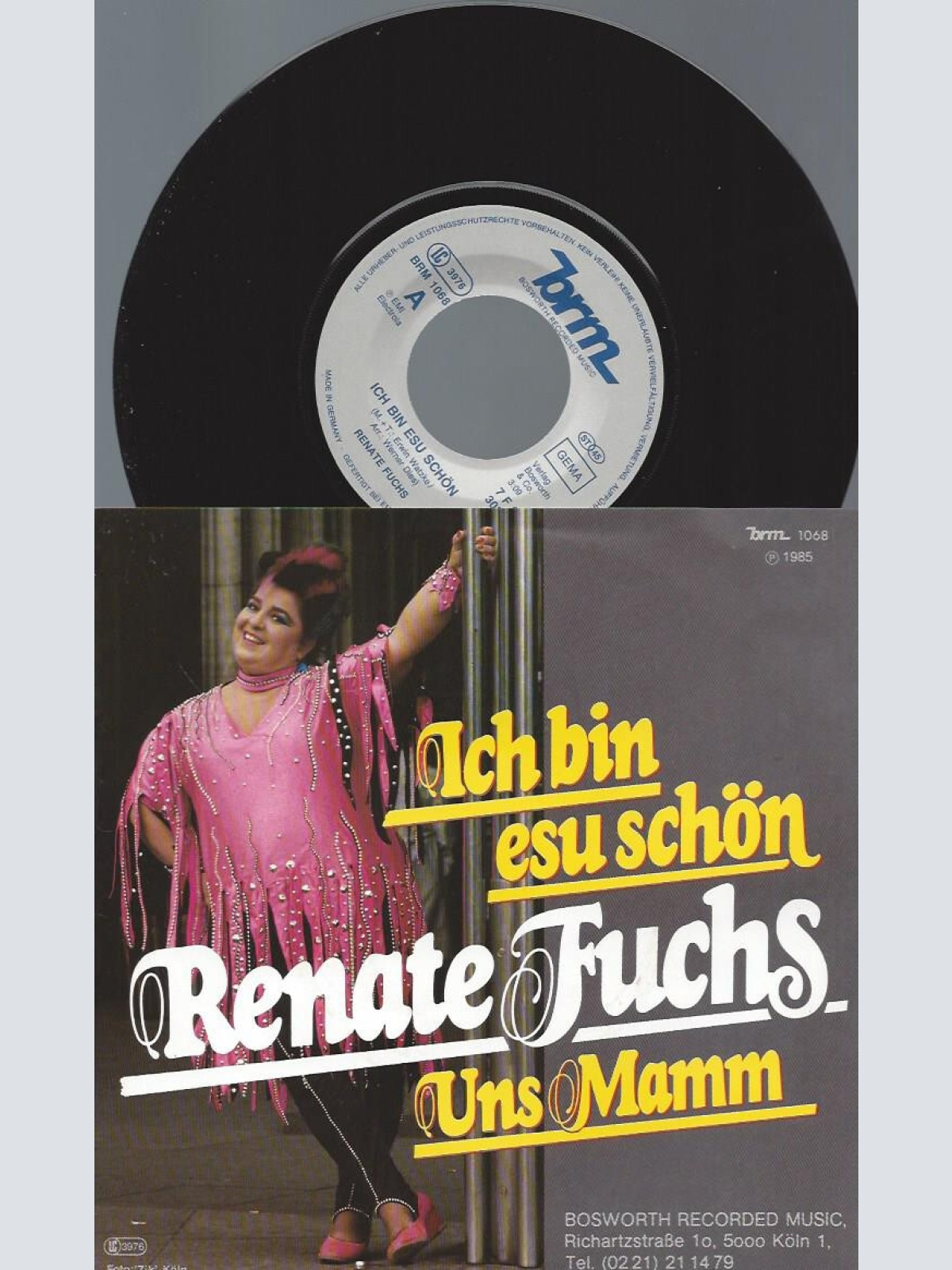 7" Renate Fuchs – Ich Bin Esu Schön