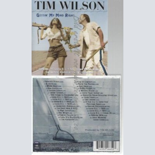 CD--TIM WILSON--GETTIN' MY MIND RIGHT