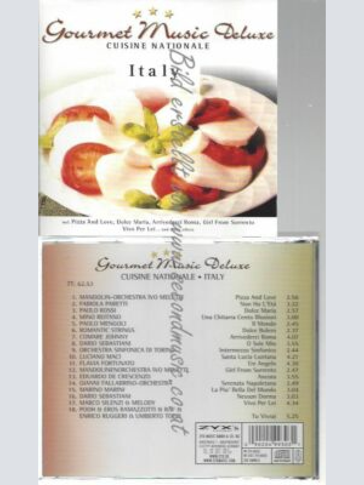 CD--VARIOUS | --GOURMET MUSIC DELUXE-ITALIAN C
