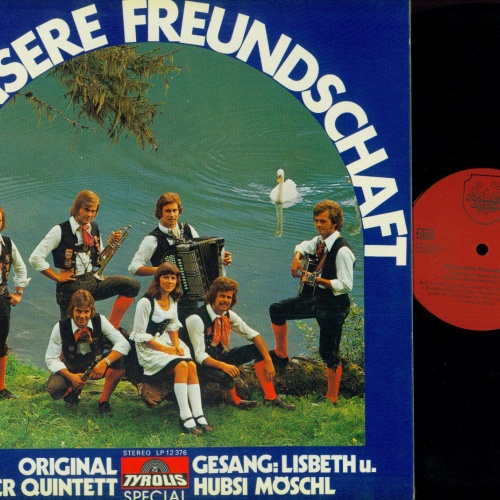 LP-- Original Pongauer Quintett  // Auf unsere Freundschaft // NM