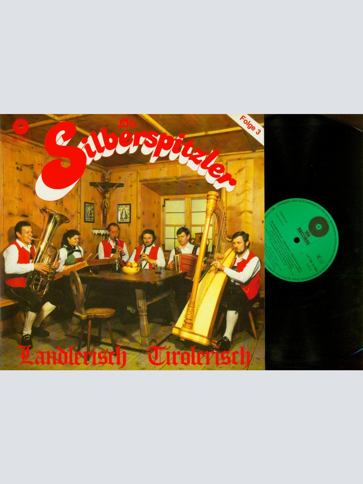 LP-- Die Silberspitzler – Landlerisch Tirolerisch (Folge 3) // NM