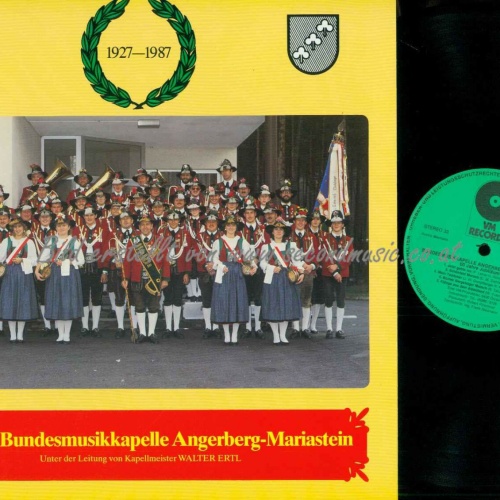 LP--60 Jahre Bundesmusikkapelle Angerberg Mariastein   /  NM