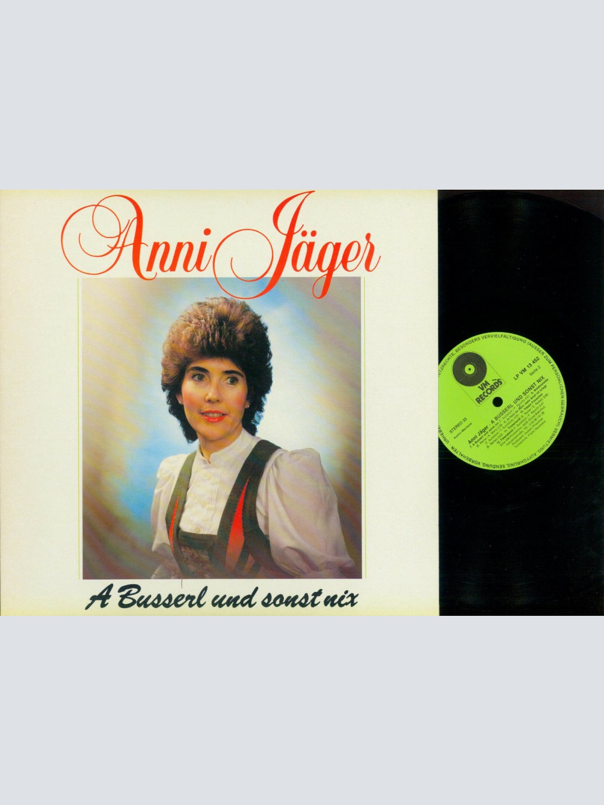 LP- Anni Jäger  -- A Busserl und sonst nix  //NM