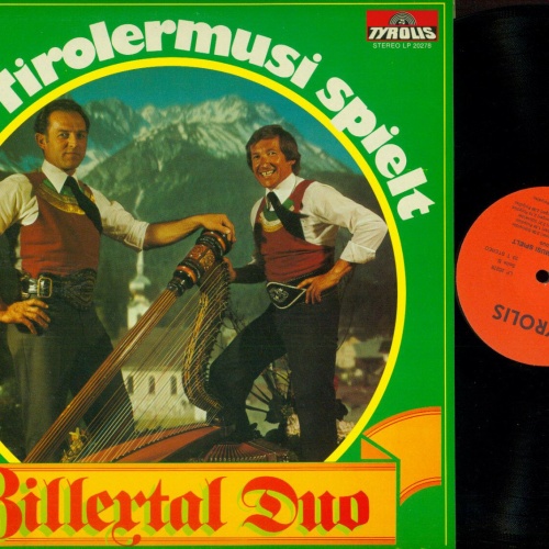 LP--Zillertal Duo-- Wo a Tirolermusi spielt   //NM