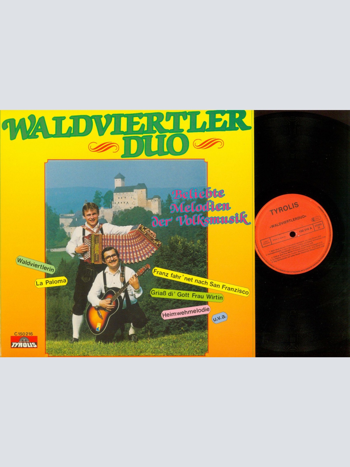 LP-- Waldviertler Duo-- Beliebte Melodien der Volksmusik     //NM