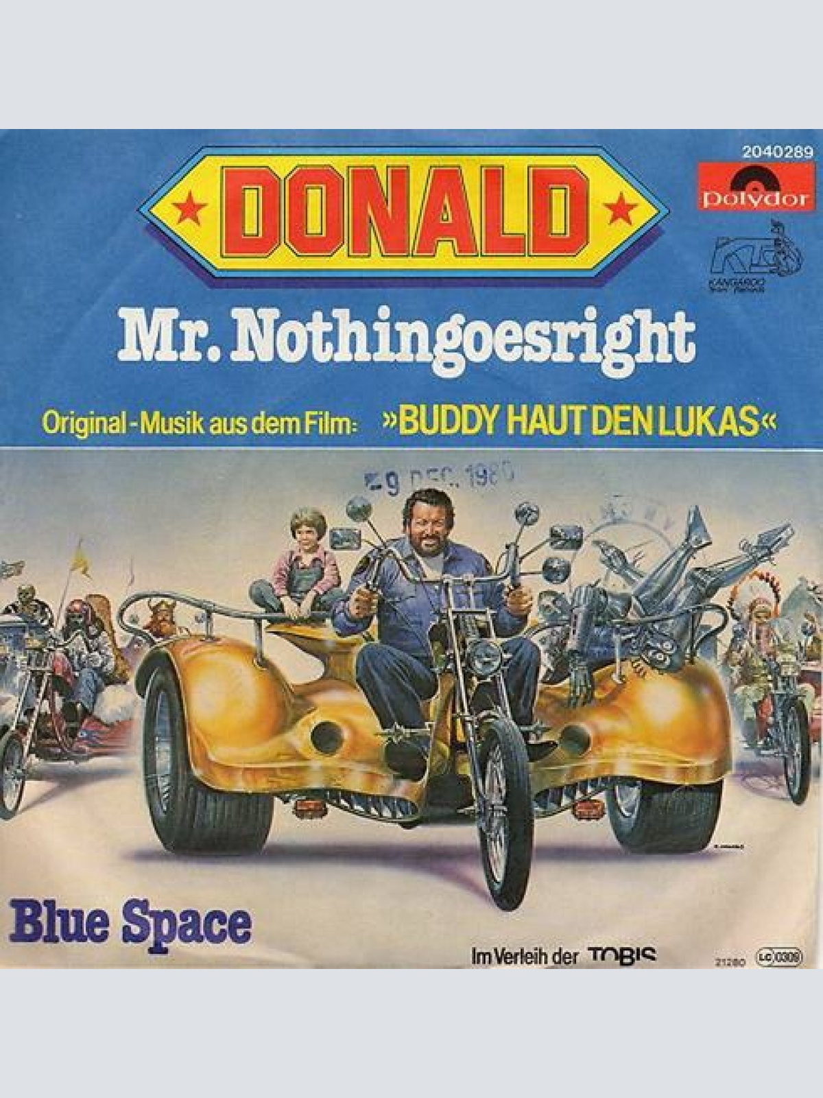 7", Single Donald (2) - Mr. Nothingoesright
