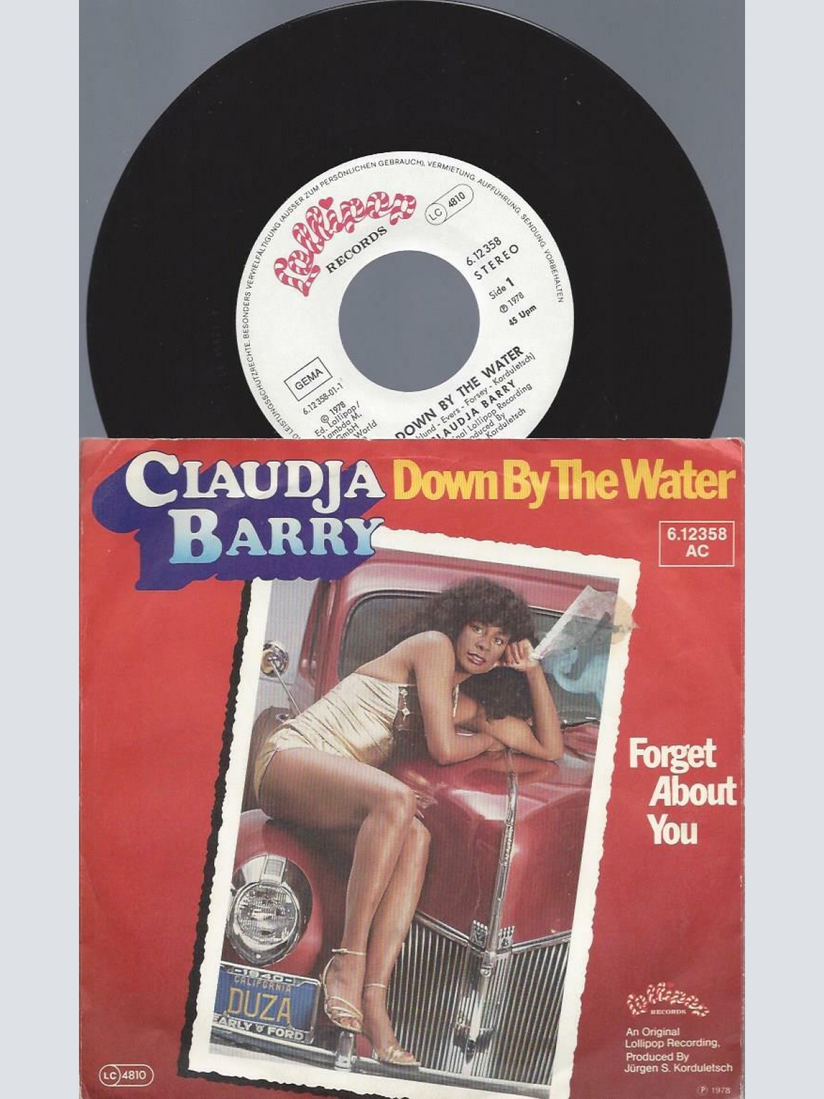 7"  Claudja Barry  Down By The Water