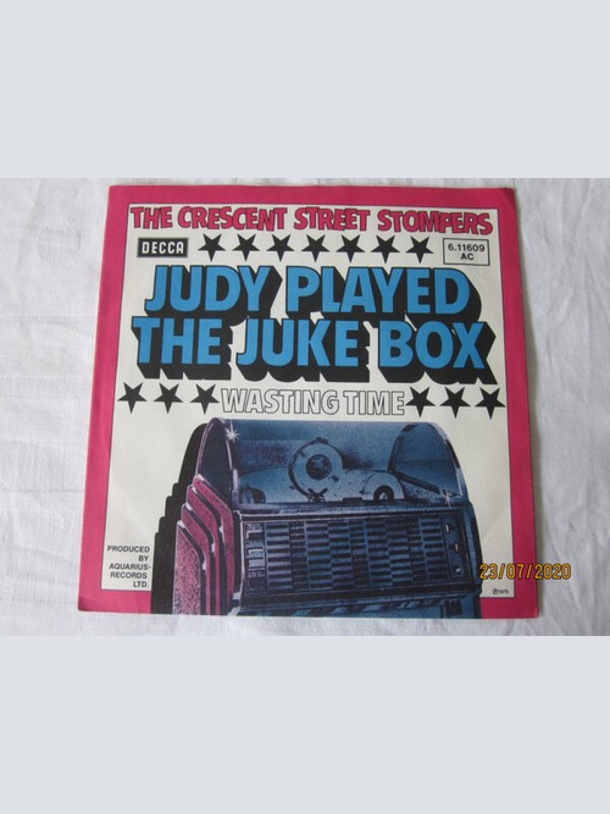 7", Promo The Crescent Street Stompers - Judy Played The Juke Box