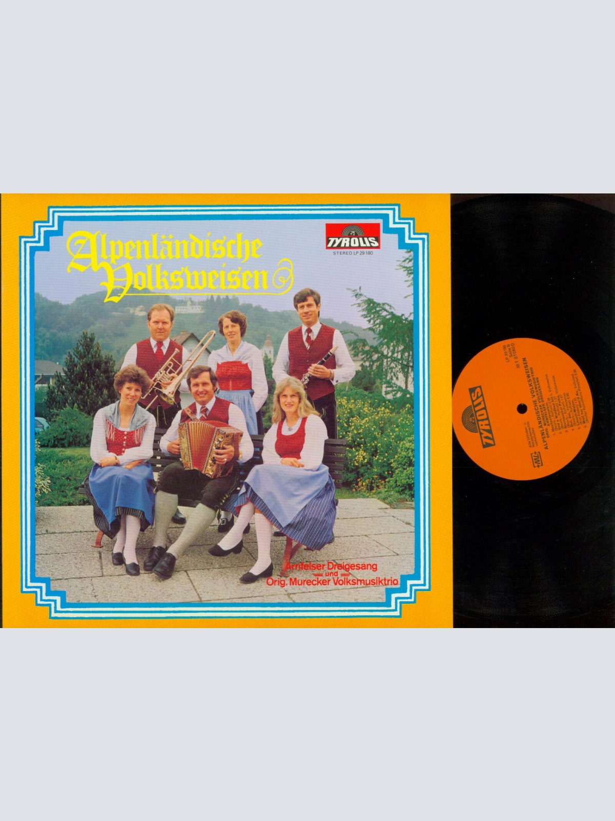 LP--Arnfelser Dreigesang Und Orig. Murecker Volksmusiktrio – Alpenländische //NM