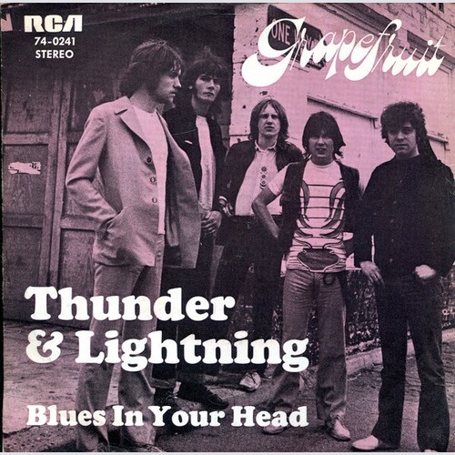 7", Single Grapefruit - Thunder & Lightning