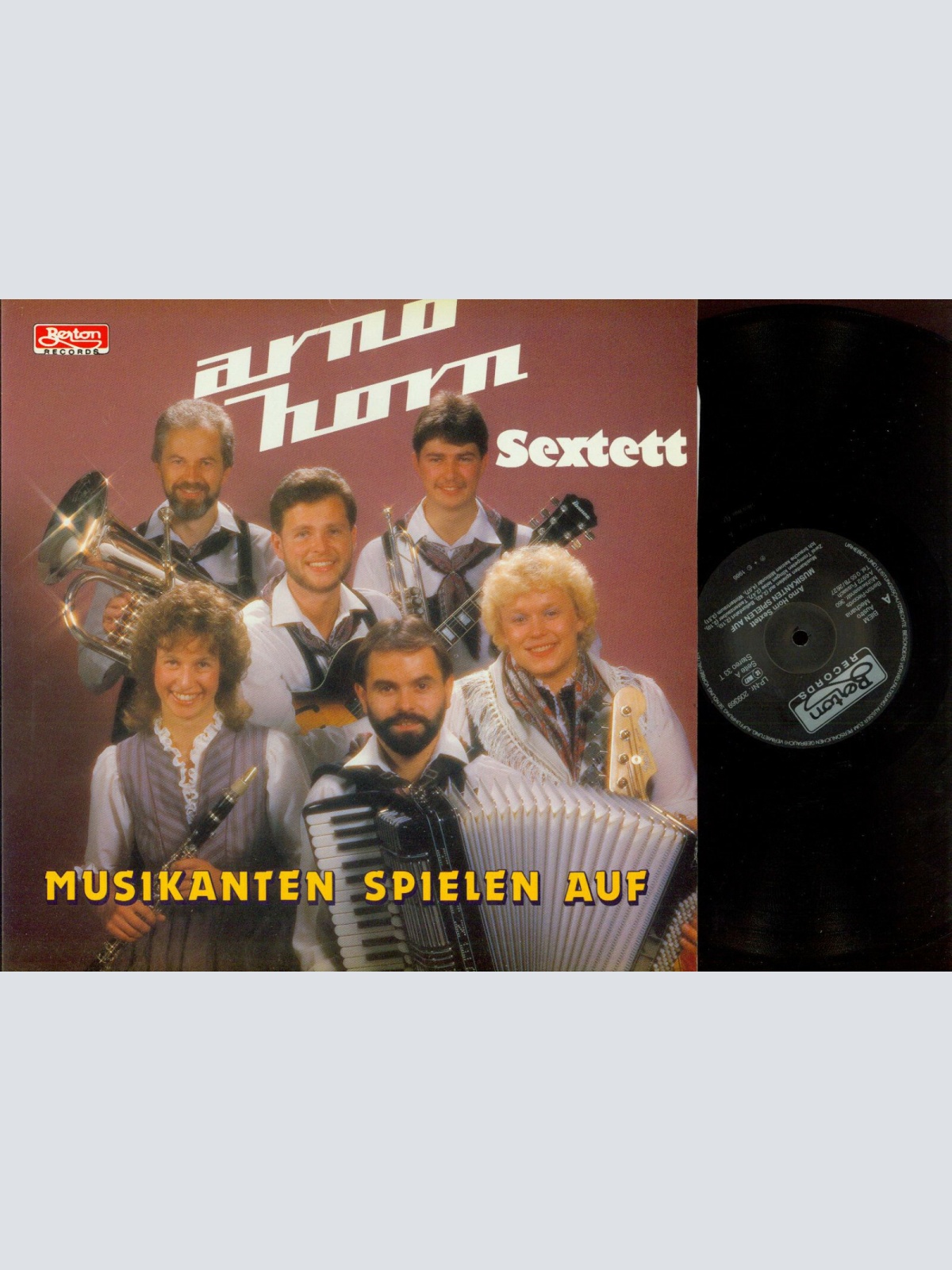 LP--Arno Horn Sextett – Musikanten Spielen Auf   //NM