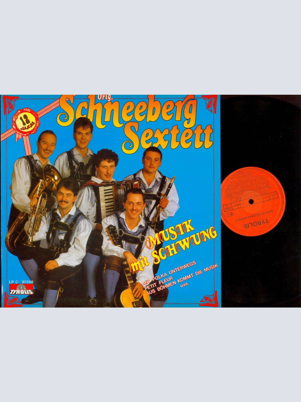 LP--Orig. Schneeberg Sextett--  Musik mit Schwung  //NM