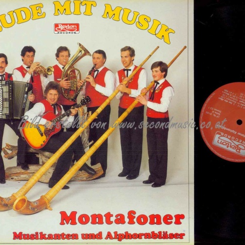 LP--Montafoner Musikanten Und Alphornbläser – Freude Mit Musik   /NM