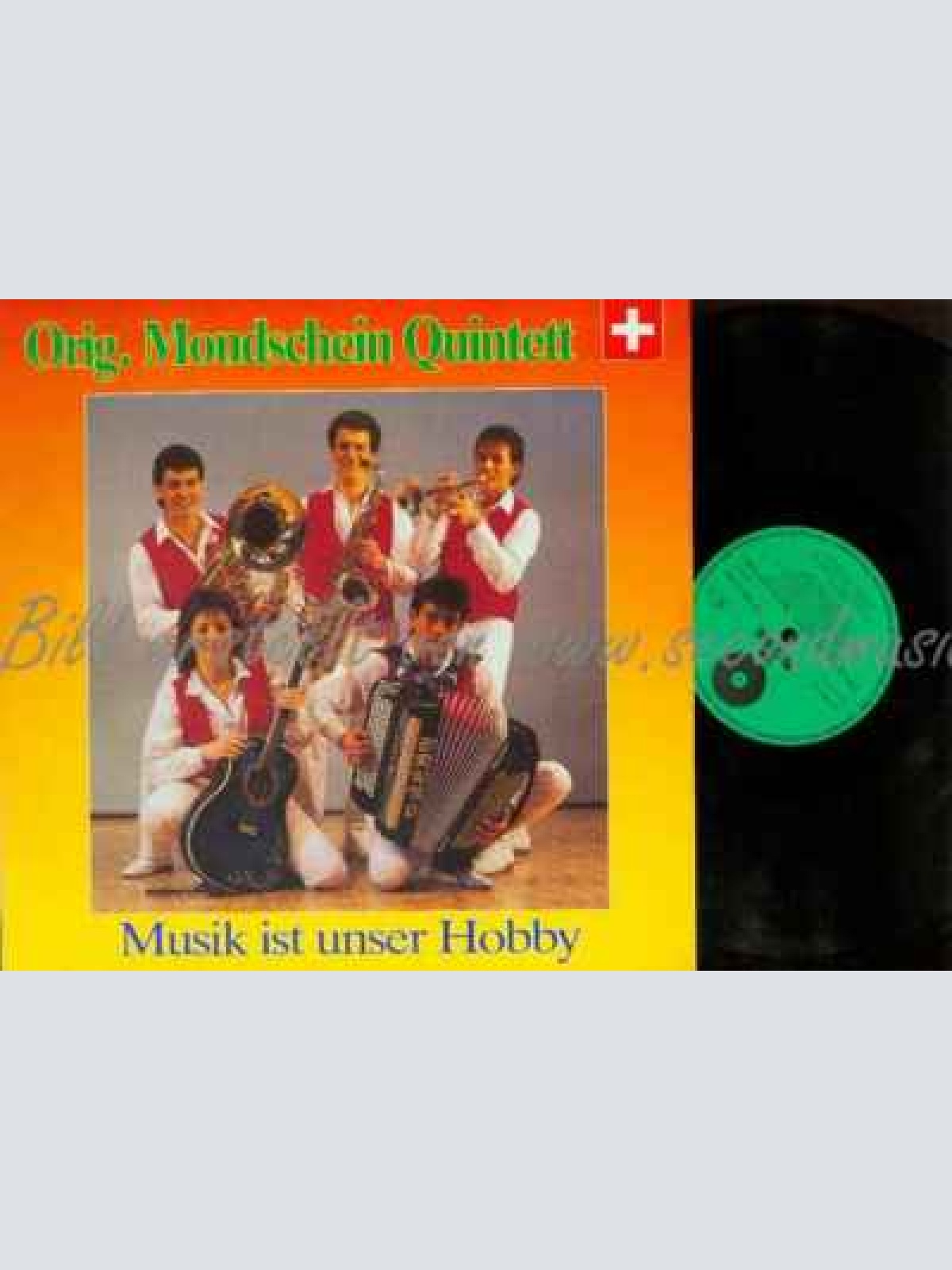 LP--Orig. Mondschein Quintett  //  Musik ist unser Hobby / VM Records
