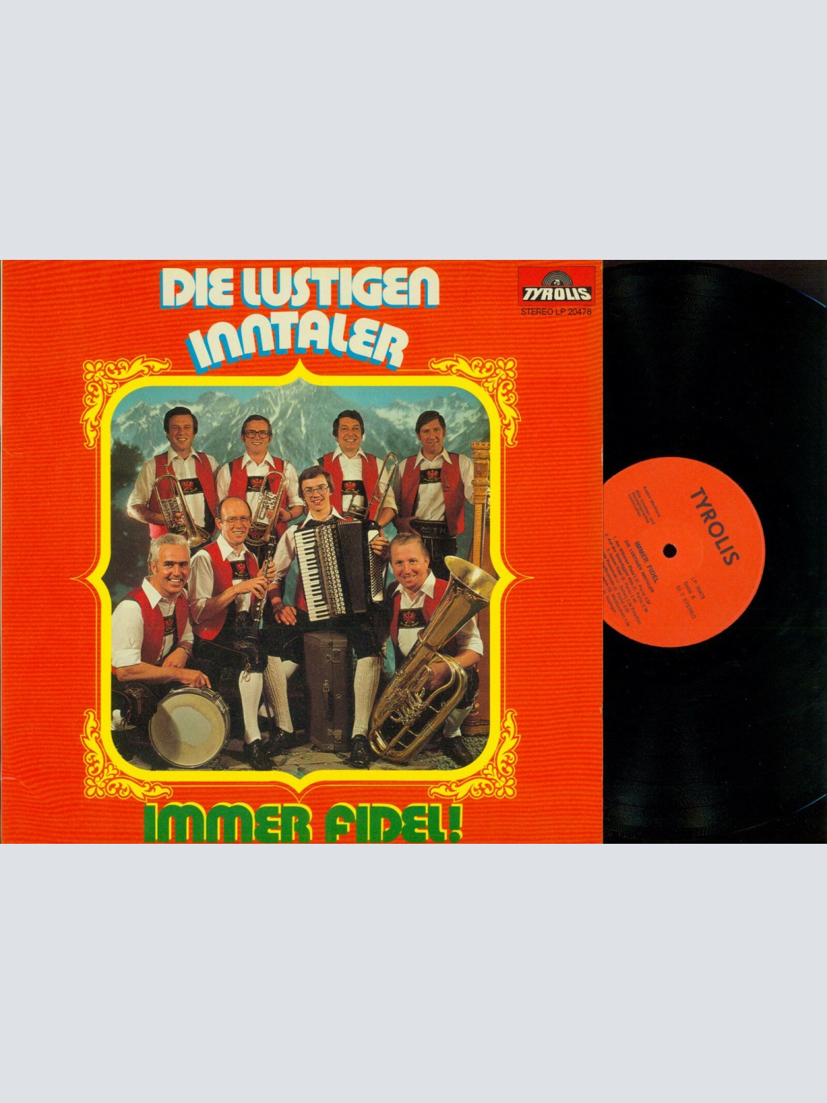 LP--Die lustigen Inntaler – Immer Fidel!  //NM