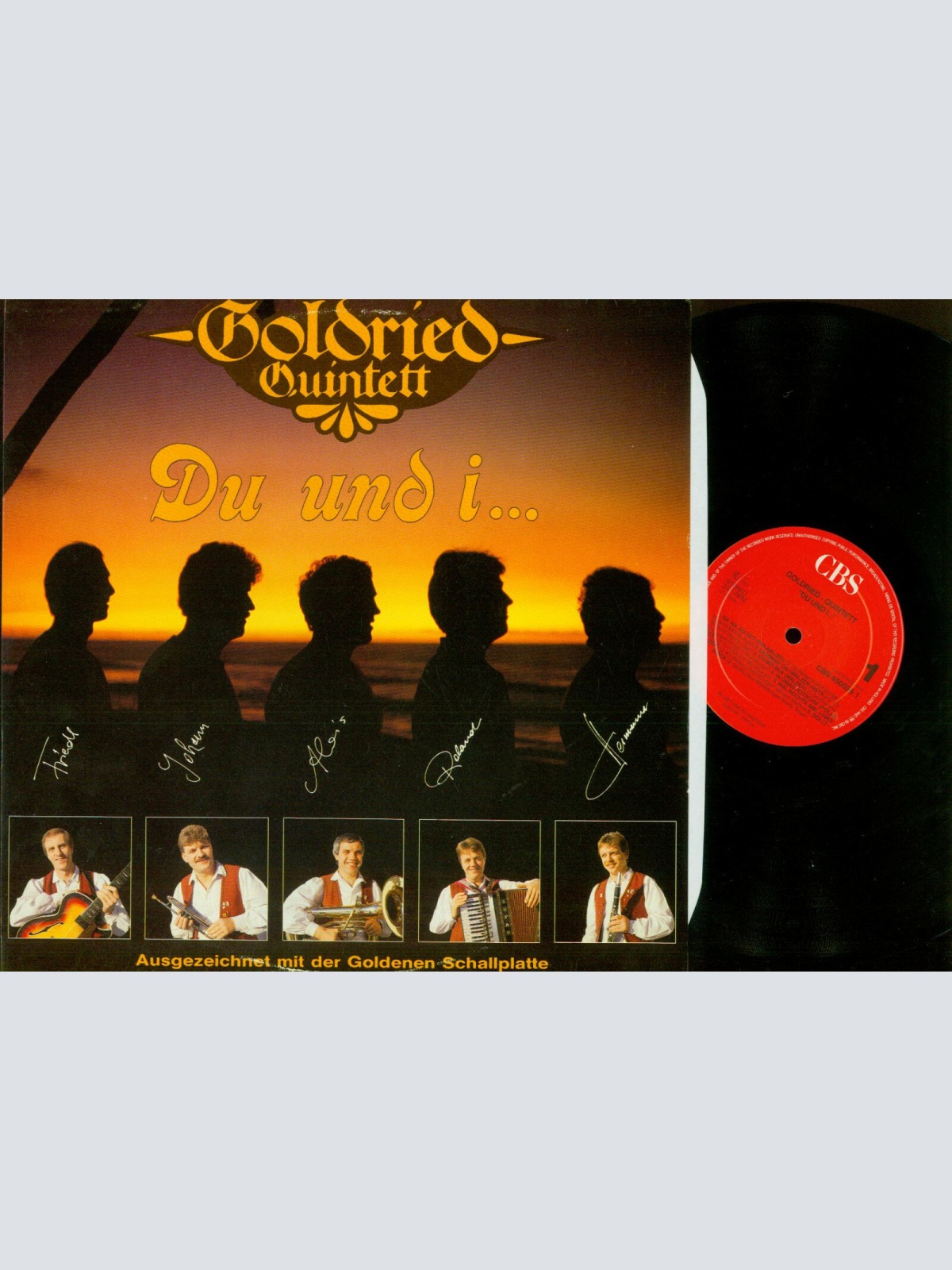 LP--  Goldried Quintett ‎– Du Und I.  //NM
