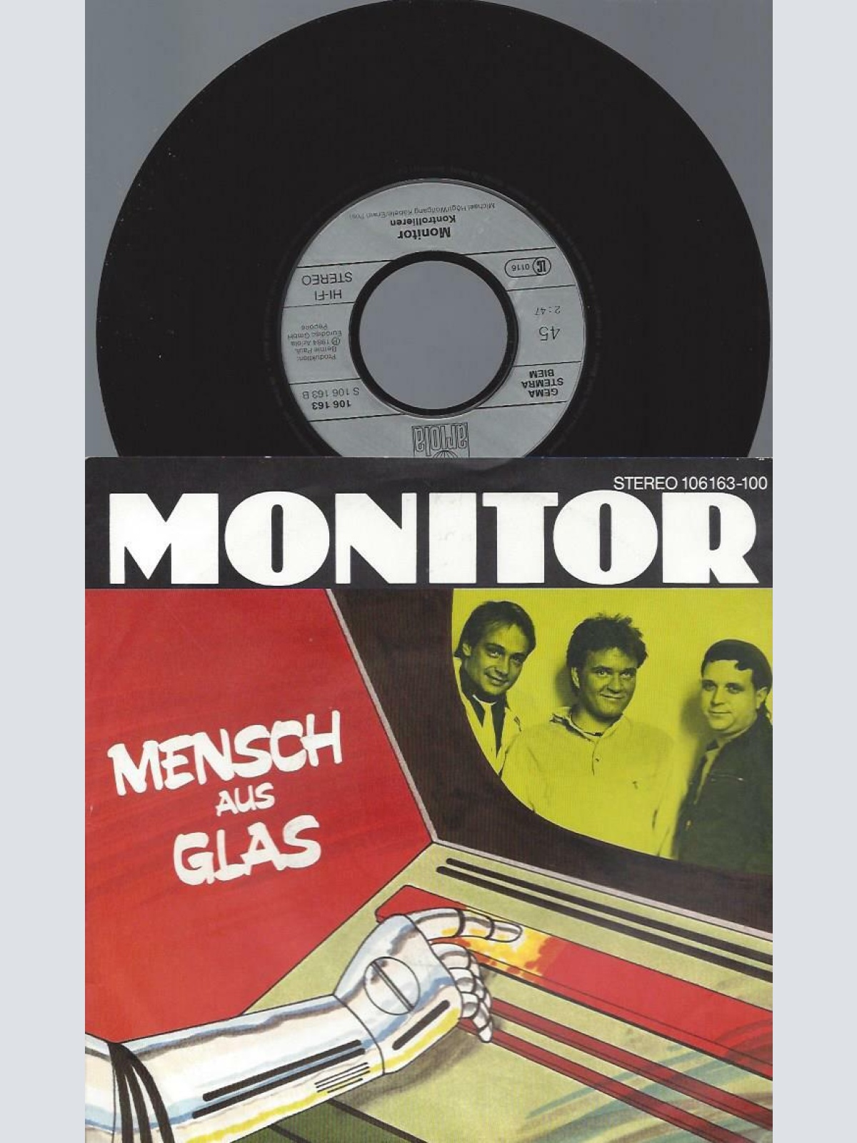 7" Monitor – Mensch Aus Glas