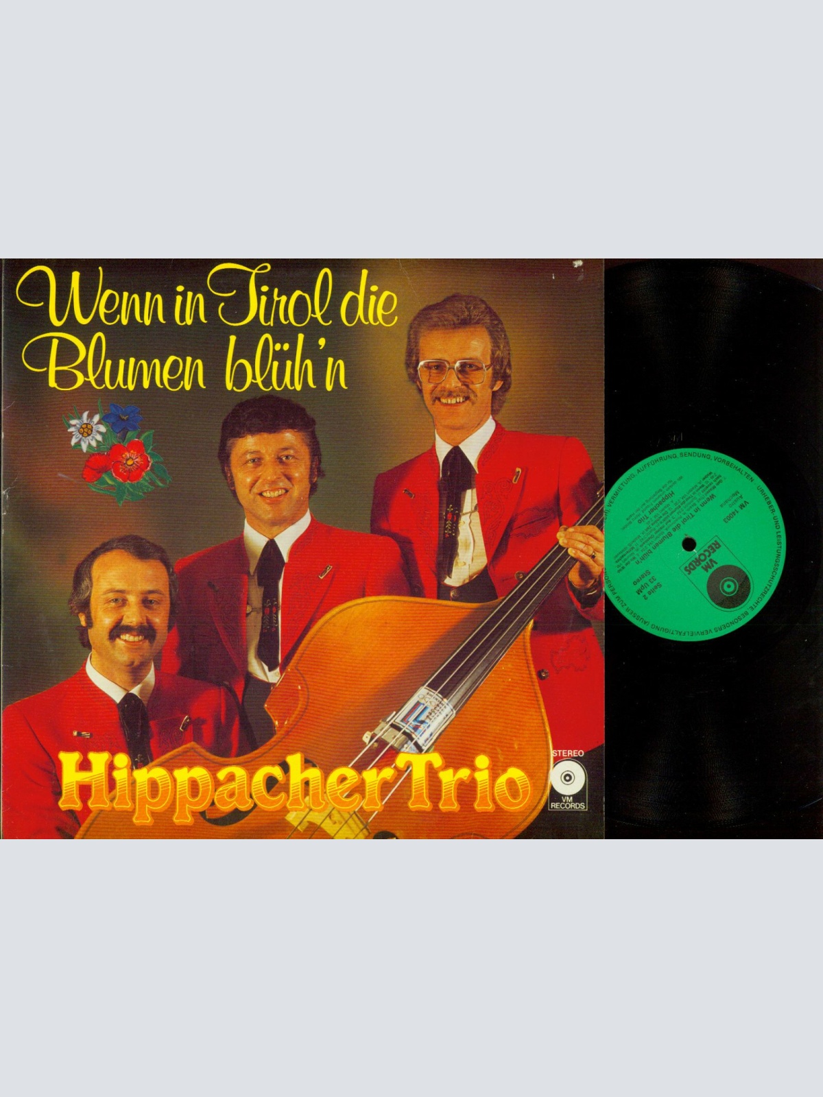 LP--Hippacher Trio – Wenn In Tirol Die Blumen Blüh'n //NM
