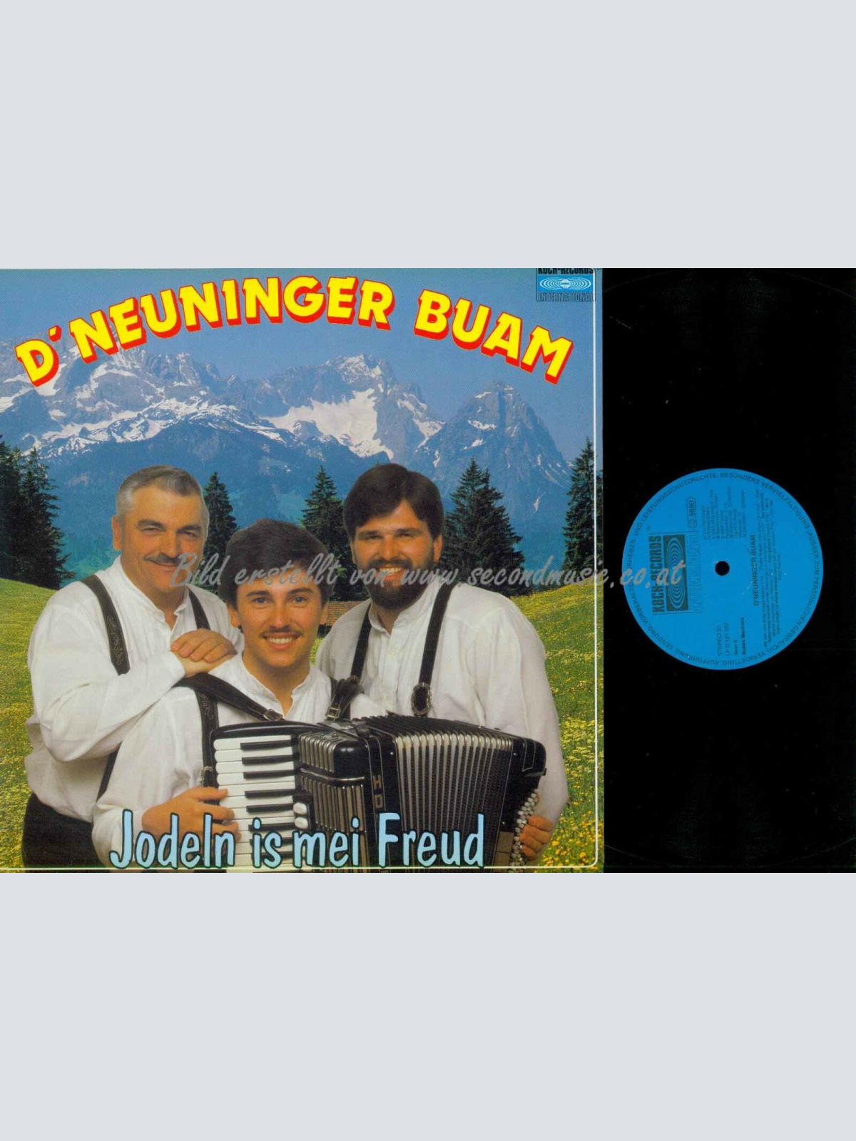 LP--D'Neuninger Buam --  Jodeln is mei Freud /  NM