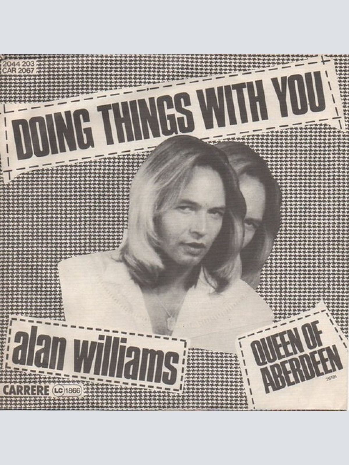 7", Single Alan Williams - Doing Things With You