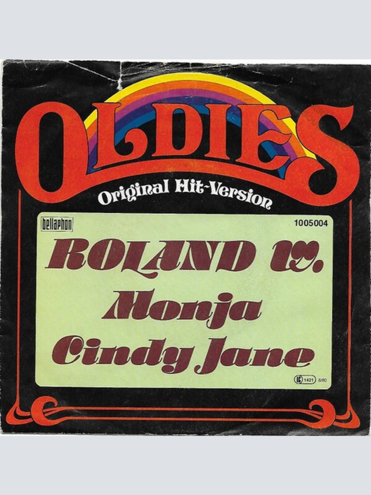 7", Single, RE Roland W. - Monja / Cindy Jane
