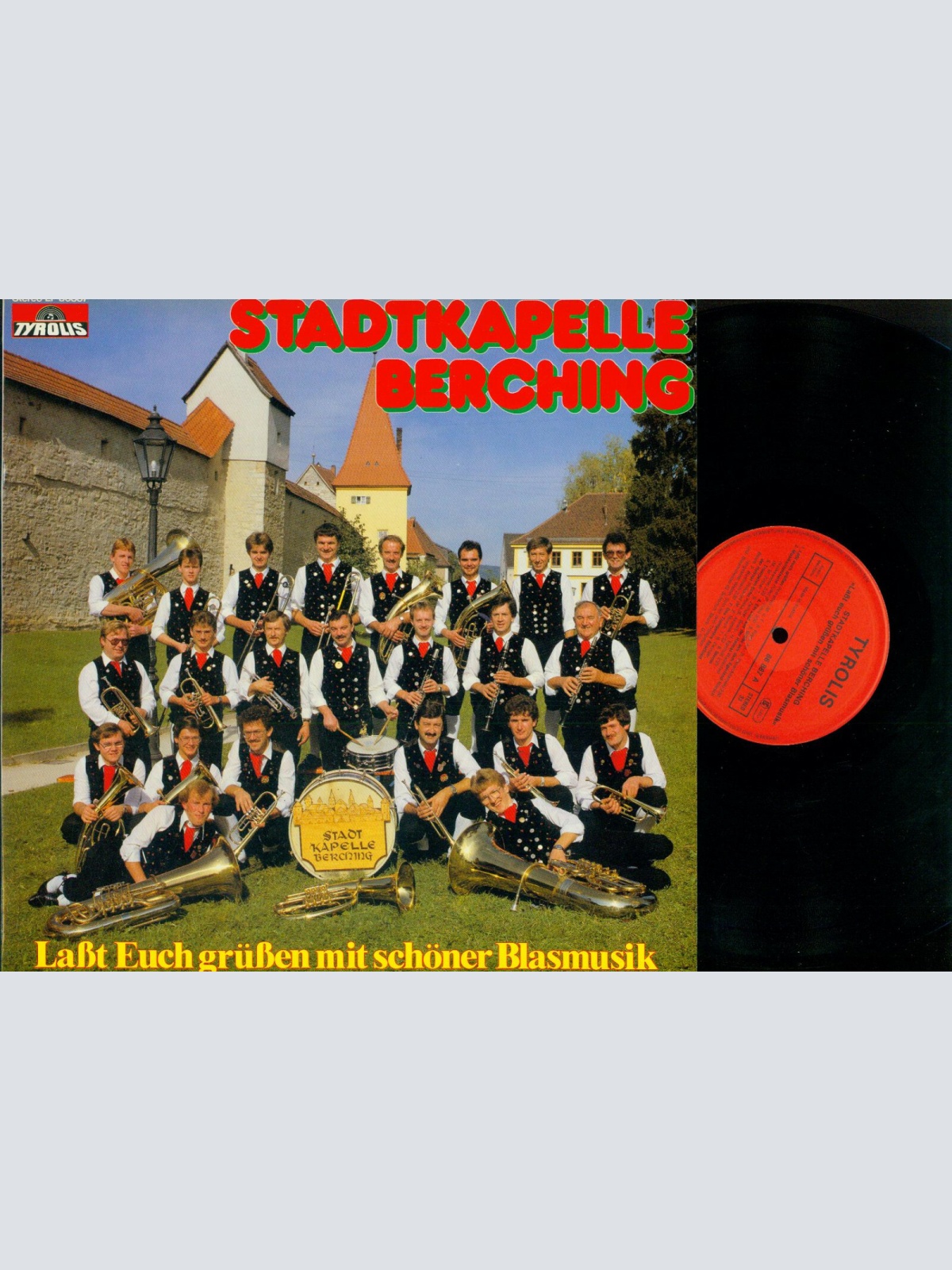 LP--Stadtkapelle Berching – Laßt Euch Grüßen Mit Schöner Blasmusik  //NM
