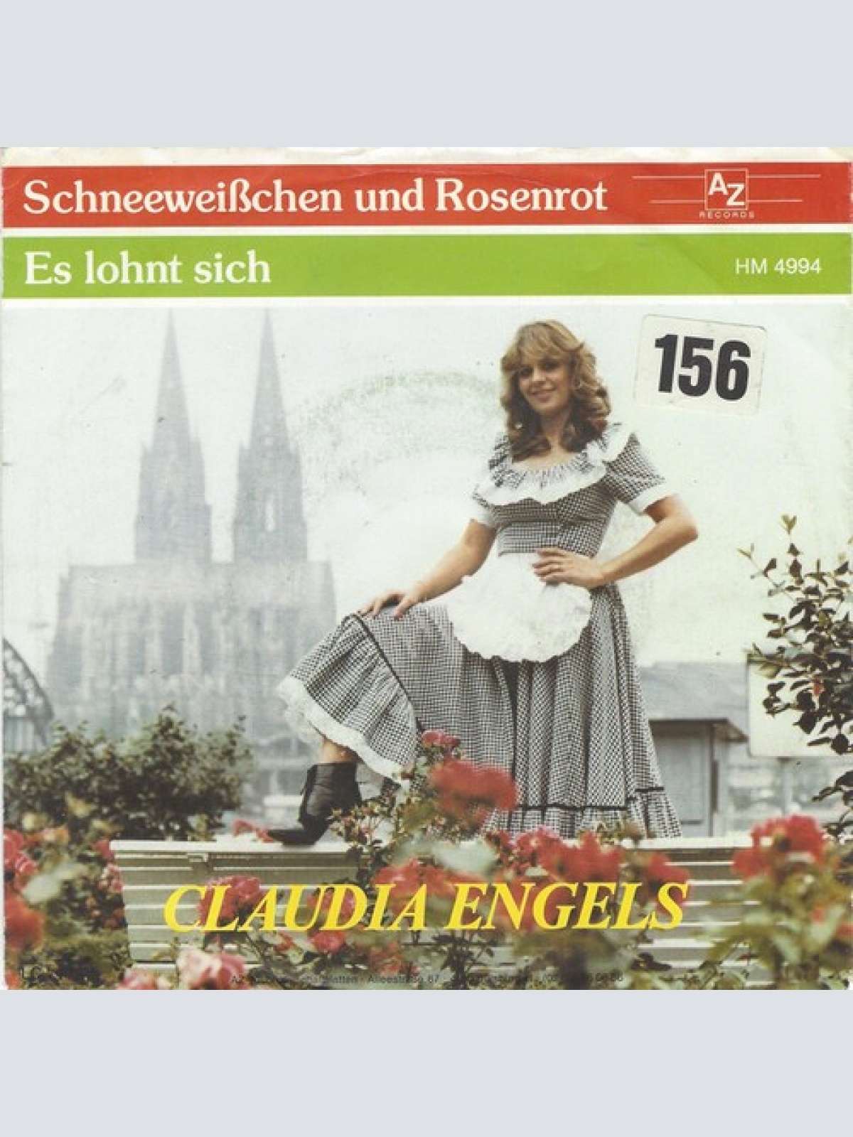 7", Single Claudia Engels - Schneeweißchen Und Rosenrot