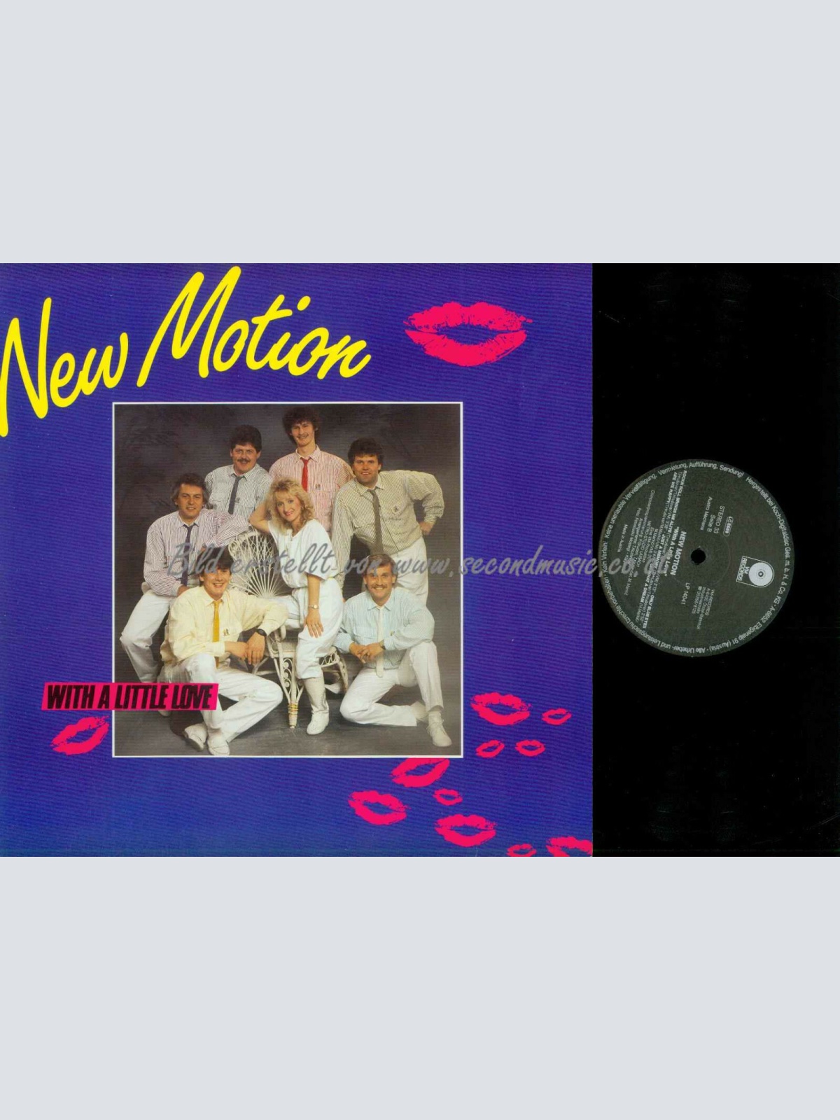 LP--New Motion – With A Little Love  / NM