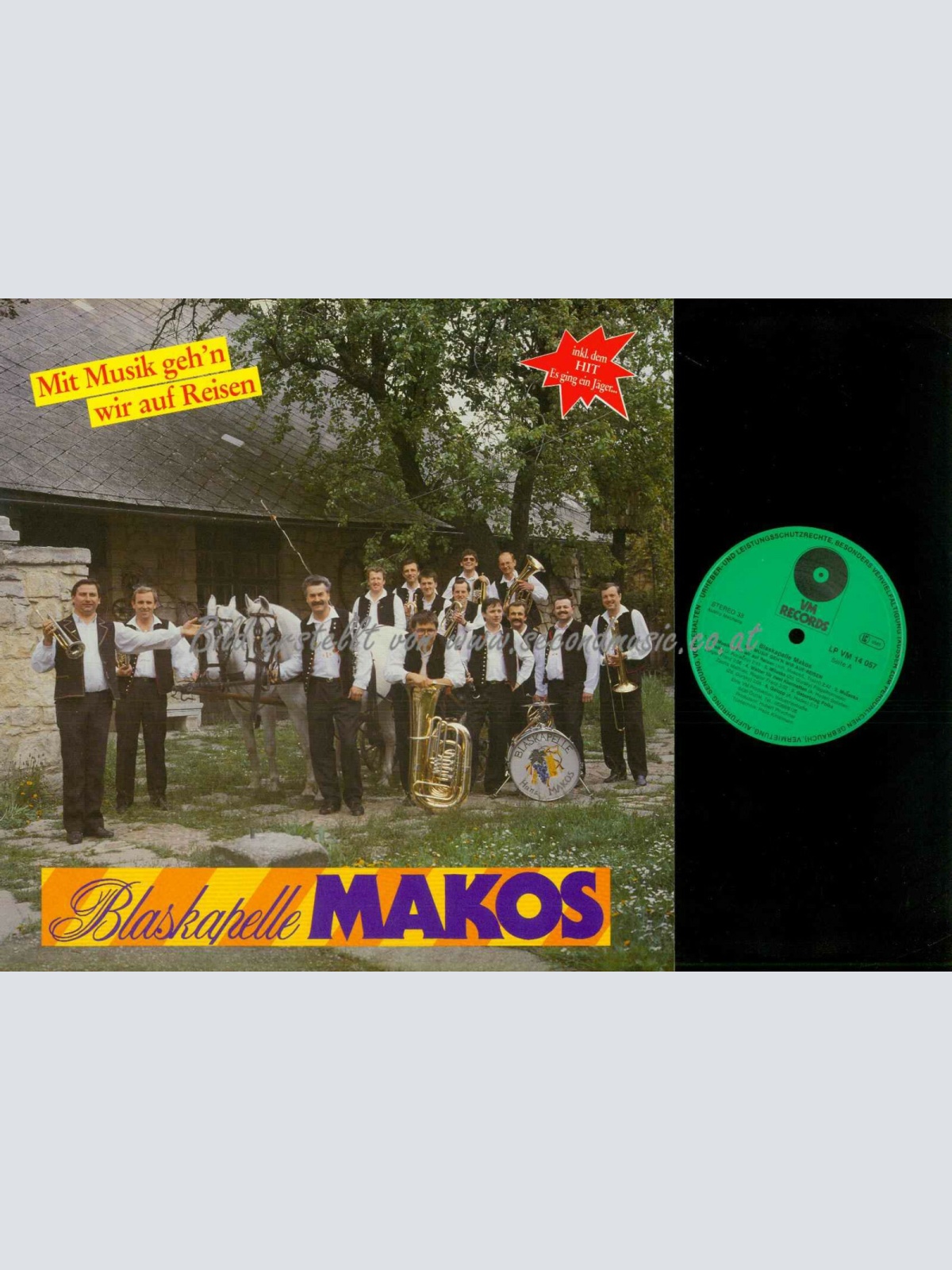 LP--Blaskapelle Makos – Mit Musik Geh'n Wir Auf Reisen  / NM