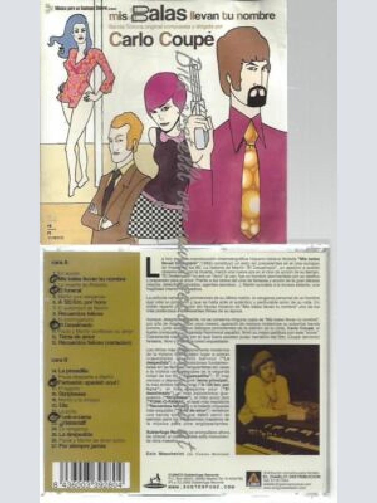 CD--CARLO COUPE Y SU CONJUNTO--MIS BALAS LLEVAN TU NOMBRE