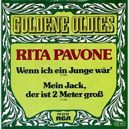 7", Single Rita Pavone - Wenn Ich Ein Junge Wär / Mein Jack, Der Ist 2 Meter ...