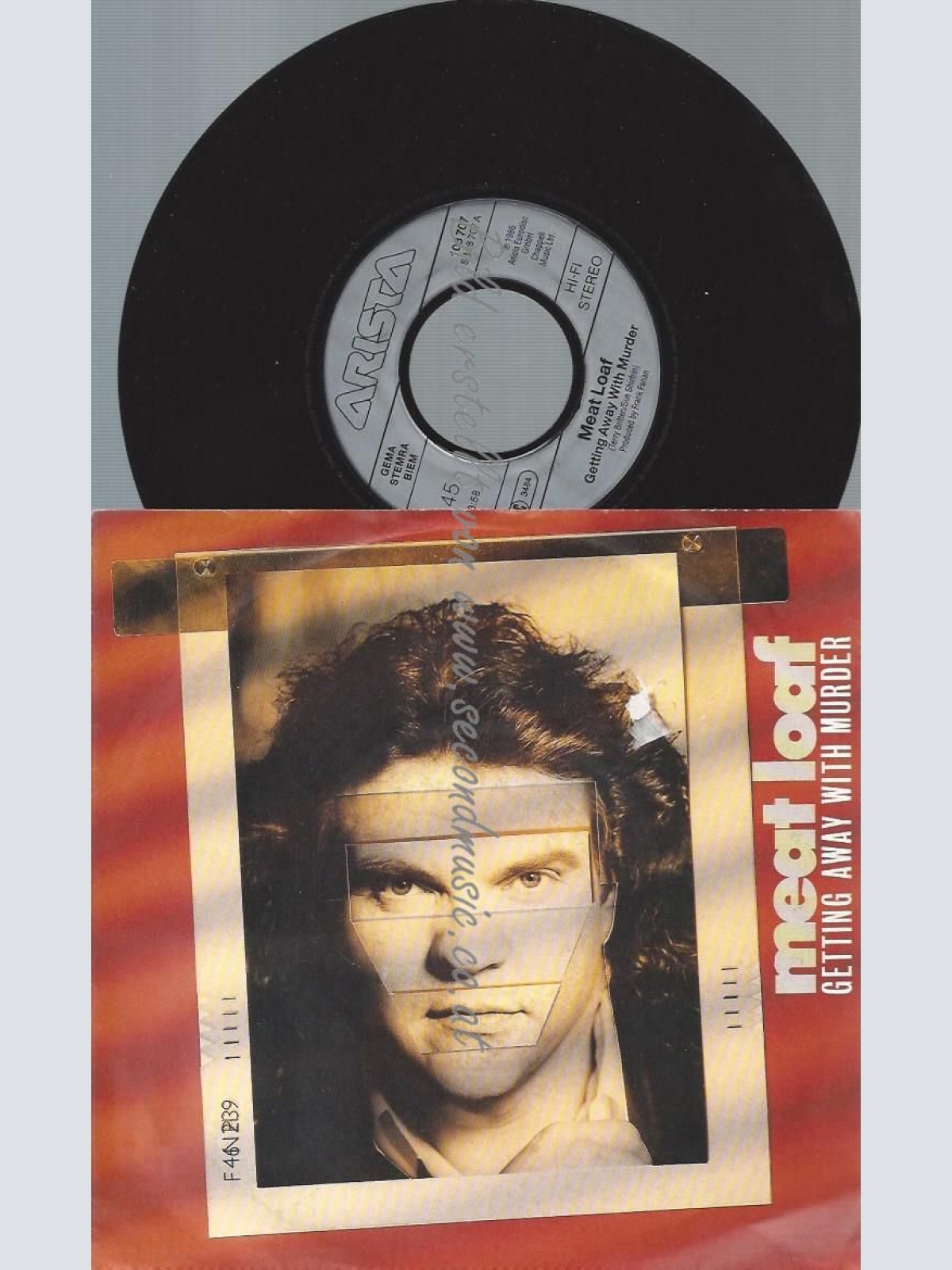 7"   Meat Loaf – Getting Away With Murder