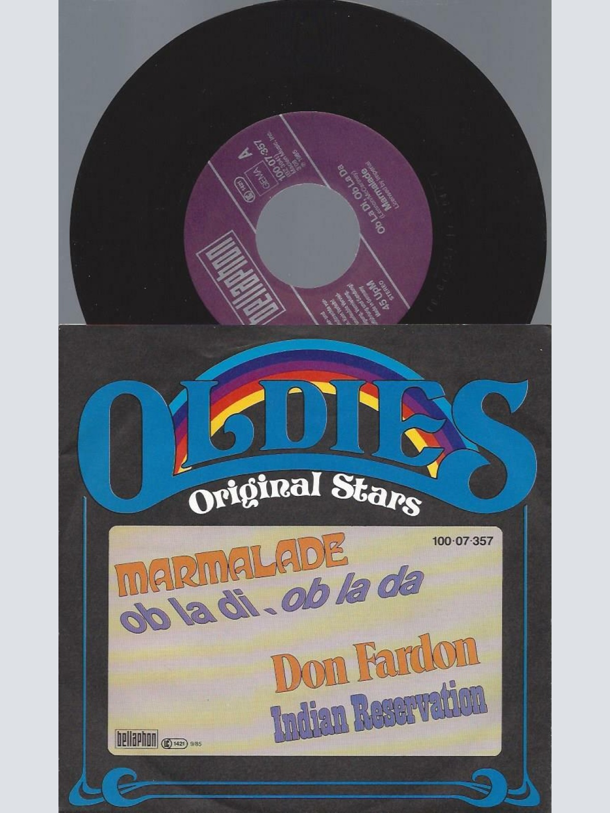 7"   The Marmalade  Ob-La-Di Ob-La-Da /Don Fardon - Indian Reservation