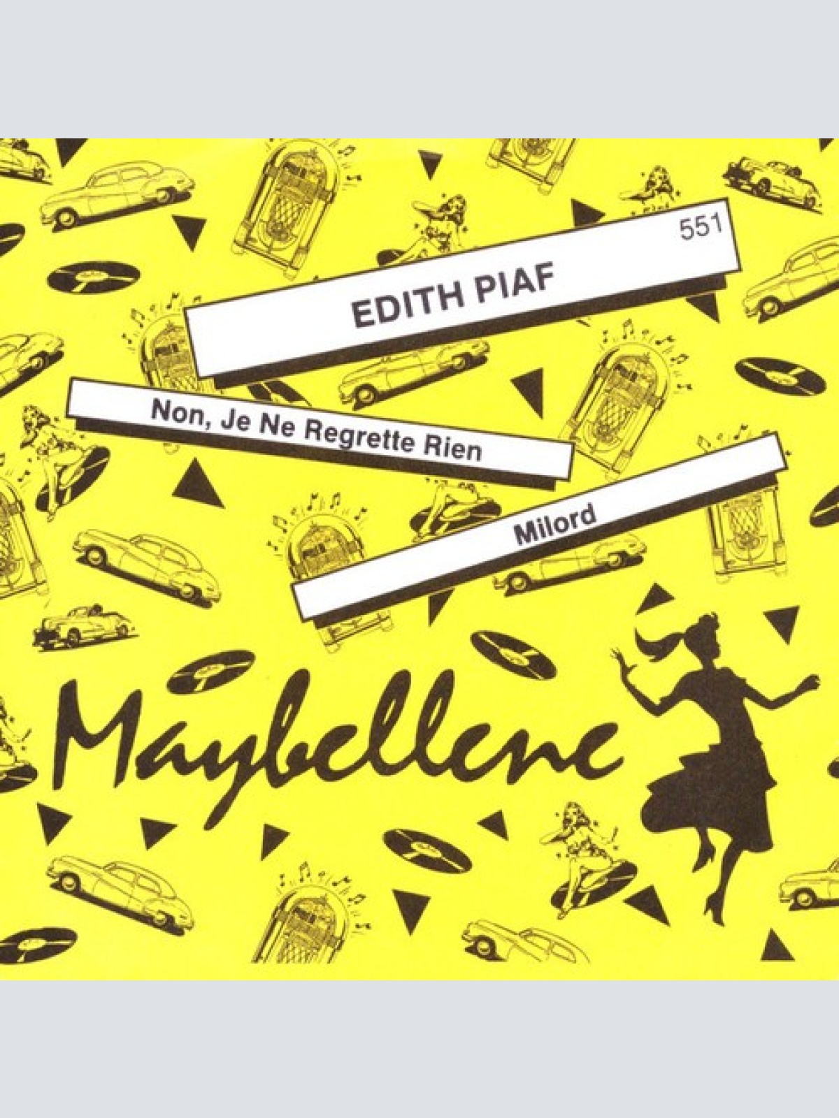 7" Edith Piaf - Non, Je Ne Regrette Rien / Milord
