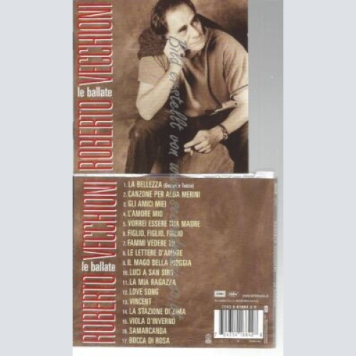 CD--ROBERTO VECCHIONI--LE BALLATE