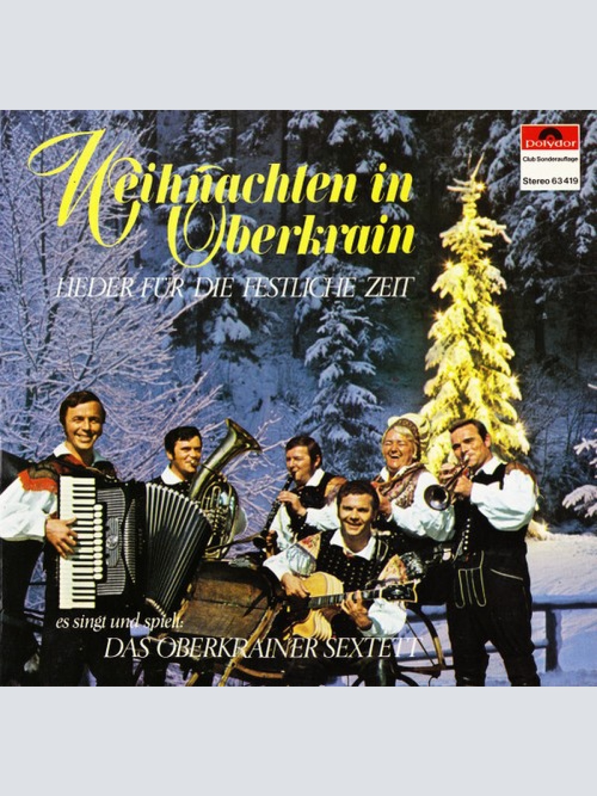 LP, Album, Club Das Oberkrainer Sextett* - Weihnachten in Oberkrain (Lieder F...