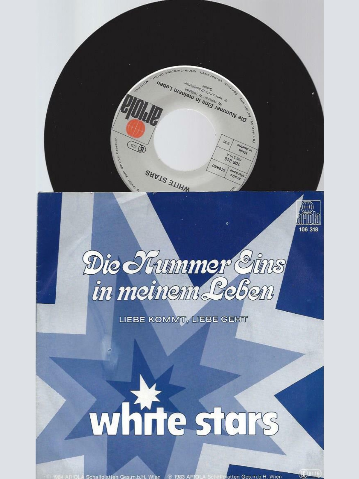 7" White Stars – Die Nummer Eins In Meinem Leben / VG+