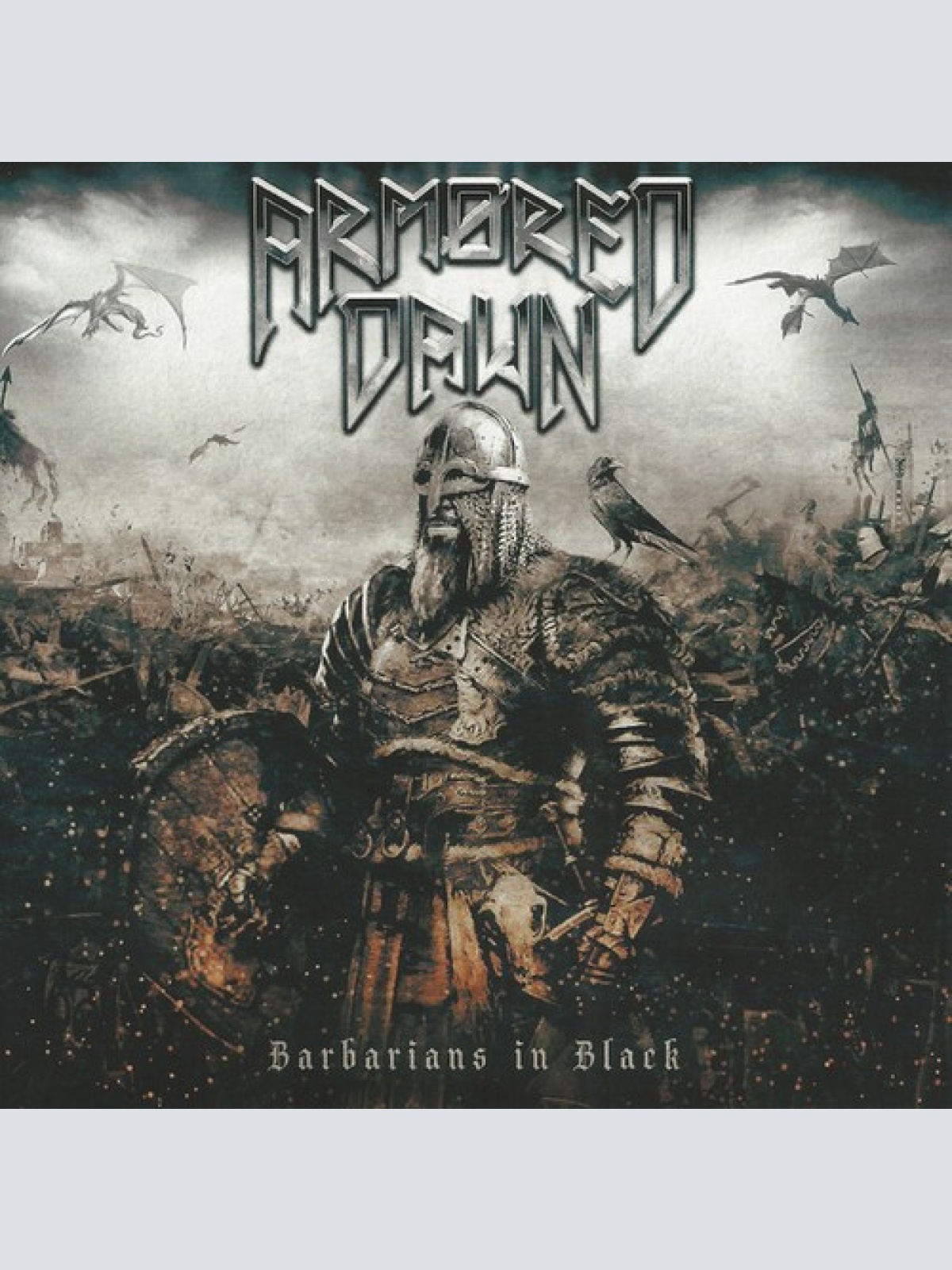 CD, Album Armored Dawn - Barbarians In Black