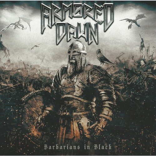 CD, Album Armored Dawn - Barbarians In Black